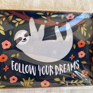 Charming Sloth trinket tray or nic knac tray